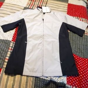 NWT Women's XS Short Sleeve Full Zip Windbreaker
